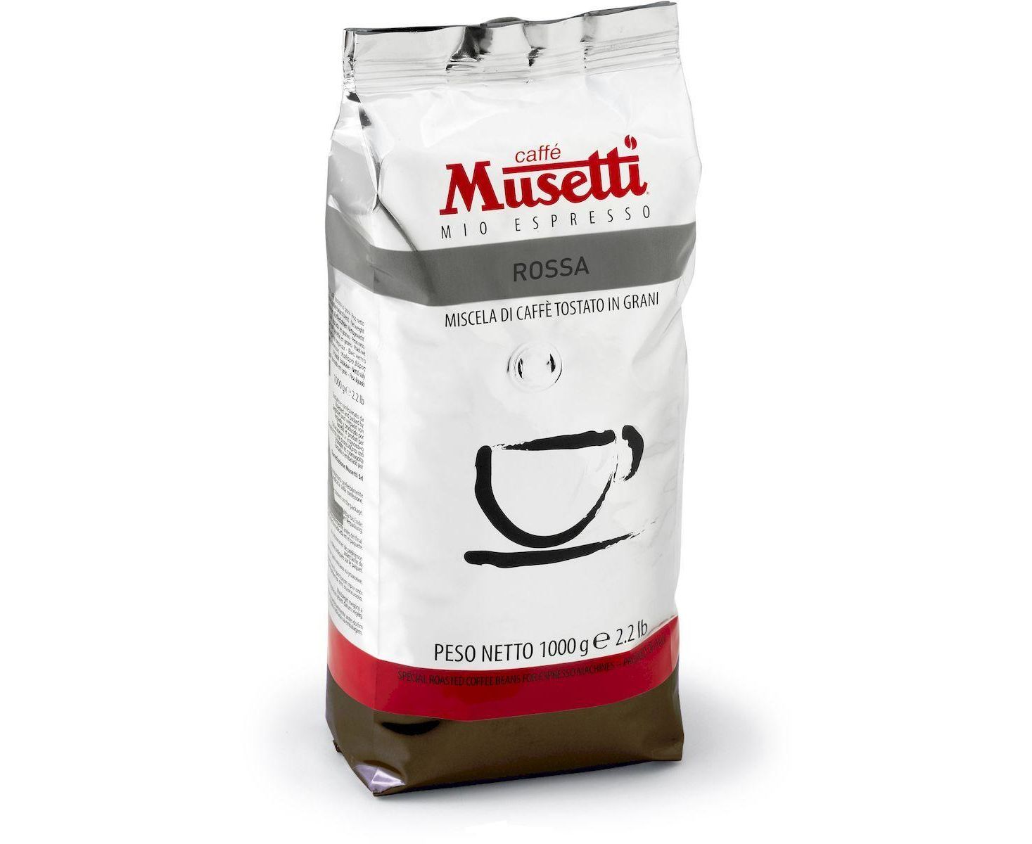 Купить Кофе в зернах Rossa, 1 кг, Musetti в Кофе24.Ру с доставкой по ...