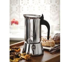 Гейзерная кофеварка Venus на 4 чашки 240 мл, стальная, нержавеющая сталь, Bialetti, фото 1