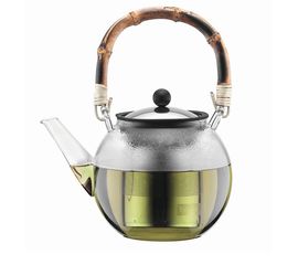 Чайник заварочный ASSAM с бамбуковой ручкой, с фильтром, 1 л, Bodum, фото 1