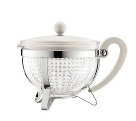 Чайник заварочный с фильтром Chambord, 1.3 л, белый, Bodum, фото 1