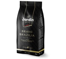 Кофе молотый Bravo Brazilia, вакуумный пакет 250 г, Jardin, фото 1