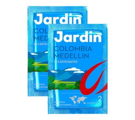 Кофе растворимый порционный Colombia Medellin декофеинизированный, 100 пакетиков по 2 г, Jardin, фото 1