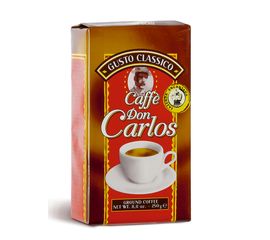 Кофе молотый Don Carlos, в/у 250 г, Carraro, фото 1