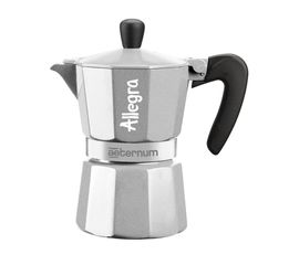 Гейзерная кофеварка Allegra Silver R, 6018, на 6 чашек, Bialetti, фото 1
