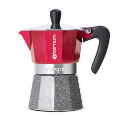 Гейзерная кофеварка Aeternum Allegra Petra Rouge R, 5693, на 6 чашек, Bialetti, фото 1