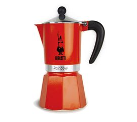 Гейзерная кофеварка Rainbow, 4963, на 6 чашек, красная, Bialetti, фото 1