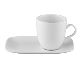 Чайная пара «Домиталь», 170 мл, белая, фарфор, фото 1