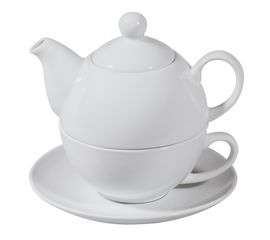 Чайный набор «Эгоист», белый, фаянс, фото 1