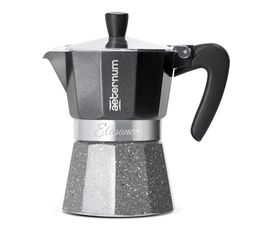 Гейзерная кофеварка Aeternum Elegance Nera, 6008, на 6 чашек, Bialetti, фото 1