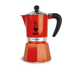Гейзерная кофеварка Rainbow, 4962, на 3 чашки, красная, Bialetti, фото 1