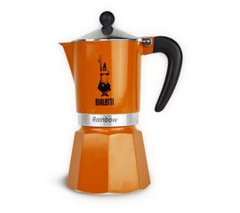Гейзерная кофеварка Rainbow, 4993, на 6 чашек, оранжевая, Bialetti, фото 1