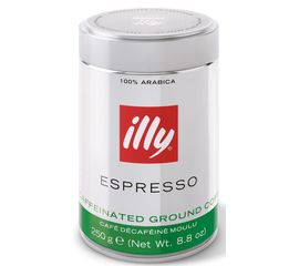 Кофе молотый без кофеина, 250 г, Illy, фото 1