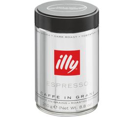 Кофе в зернах сильной обжарки, 250 г, Illy, фото 1