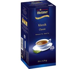 Чай черный пакетированный Классик, 25х2.5 г, Messmer, фото 1