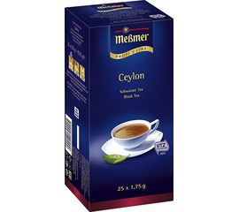 Чай черный пакетированный Цейлон, 25х1.75 г, Messmer, фото 1