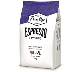Кофе в зернах Espresso Favorito, 1 кг, Paulig, фото 1