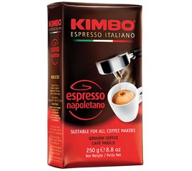 Кофе молотый Espresso Napoletano, 250 г, KIMBO, фото 1