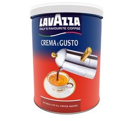 Молотый кофе Crema Gusto, жестяная банка 250 г, Lavazza, фото 1