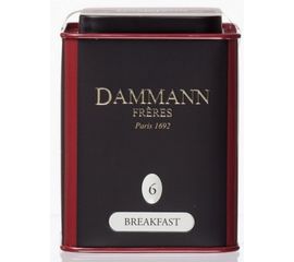 Чай черный №6 Завтрак, жестяная банка 100 г, Dammann, фото 1