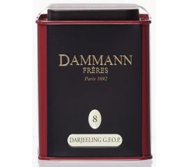 Чай черный №8 Дарджилинг GFOP, жестяная банка 100 г, Dammann, фото 1