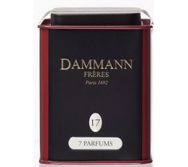 Чай черный ароматизированный №17 Семь Ароматов, жестяная банка 100 г, Dammann, фото 1