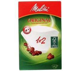 Фильтры бумажные для заваривания кофе Original, 1х2/40, белые, Melitta, фото 1