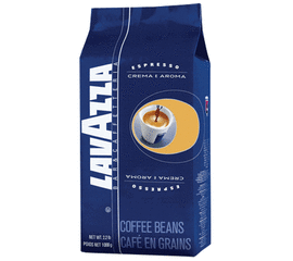 Кофе в зернах Crema e Aroma blue, пакет 1 кг, Lavazza, фото 1