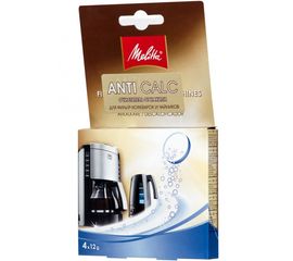 Очиститель от накипи для фильтр-кофеварок и чайников, таблетки, 4х12 г, Melitta, фото 1