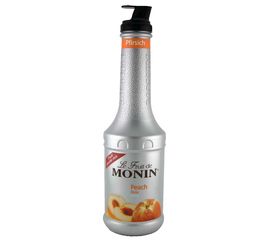 Концентрат на фруктовой основе ”Персик”, 1 л, d9 см, h32 см, пластик, Monin, фото 1