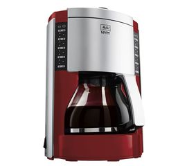 Кофеварка капельная Look III de luxe, серебристо-красная, Melitta, фото 1