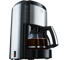 Кофеварка капельная Look III de luxe, серебристо-черная, Melitta, фото 1