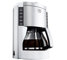 Кофеварка капельная Look III de luxe, серебристо-белая, Melitta, фото 1