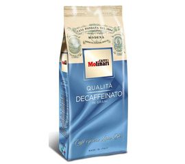 Кофе в зернах Decaffeinato, 100% арабика, пакет 0.5 кг, Molinari, фото 1