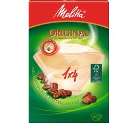 Фильтры бумажные для заваривания кофе Original, 1х4/40, коричневые, Melitta, фото 1