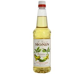 Сироп ”Желтый банан”, 1 л, d8 см, h 33 см, стекло, Monin, фото 1