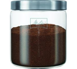 Банка для хранения кофе, 250 г, стекло/нержавеющая сталь, Melitta, фото 1