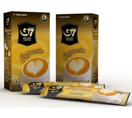 Кофе растворимый G7 Cappuccino Лесной Орех, 18 г х 12 стиков, TRUNG NGUYEN, фото 1