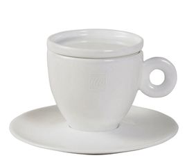 Чашка для капучино Бона Чина" с крышкой, 170 мл, фарфор, Illy, фото 1