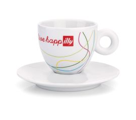 Чашка для эспрессо имитация, 60 мл, фарфор, Illy, фото 1