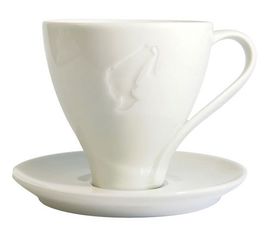 Чашка с блюдцем для эспрессо, слоновая кость, Julius Meinl, фото 1