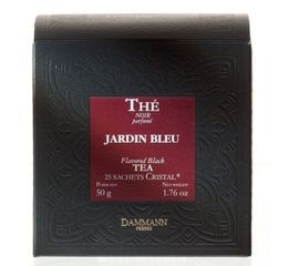 Чай черный ароматизированный Jardin Bleu «Голубой Сад», картонная коробка 2х25 шт., 50 г, Dammann, фото 1