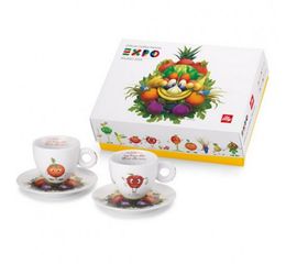 Подарочный набор ORANGE APPLE: 2 чашки для эспрессо, Illy, фото 1