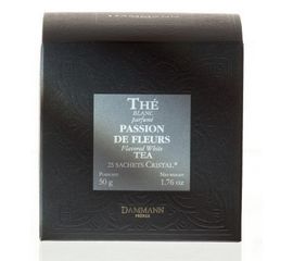 Чай белый The blanc Passion de Fleurs «Цветочная страсть», картонная коробка 2х25 шт., 50 г, Dammann, фото 1