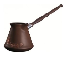 Керамическая турка с декором Ibriks, 500 мл, цвет шоколад, Ceraflame, фото 1