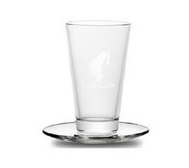 Стакан «Кофе наоборот» с блюдцем, прозрачный, стекло, Julius Meinl, фото 1