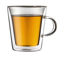 Набор кружек Canteen, 2 шт., 200 мл, прозрачные, стекло, Bodum, фото 1