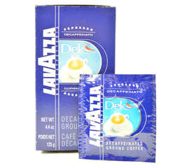 Кофе в чалдах DEK DECAF ESPRESSO PODS (без кофеина), 108 шт., Lavazza, фото 1
