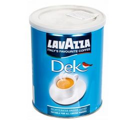 Молотый кофе Dec (без кофеина), ж/б 250 г, Lavazza, фото 1