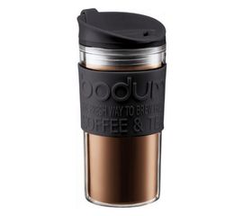 Кружка дорожная Travel, 350 мл, черная, пластик, Bodum, фото 1