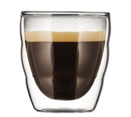 Набор термобокалов Pilatus, 2 шт., 80 мл, прозрачные, стекло, Bodum, фото 1
